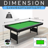 Tableblade™ FOLD (6-Foot) 2 In 1 Multigame Table