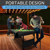 Tableblade™ FOLD (6-Foot) 2 In 1 Multigame Table