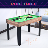 Tableblade™ WALNUT MINI (4-Foot) 4 In 1 Multigame Table