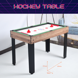 Tableblade™ WALNUT MINI (4-Foot) 4 In 1 Multigame Table